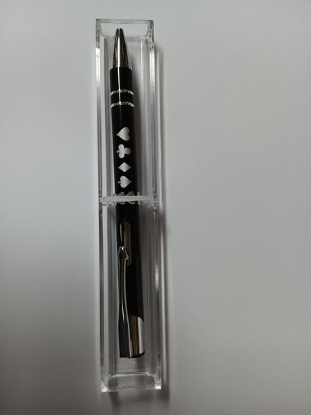Pen with suit symbols - NEW