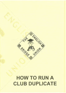 How To Run a Club Duplicate
