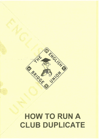 How To Run a Club Duplicate