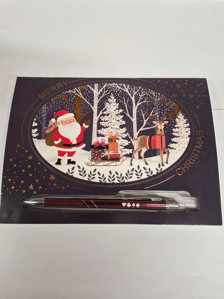 3D Christmas Card with Pen - NEW