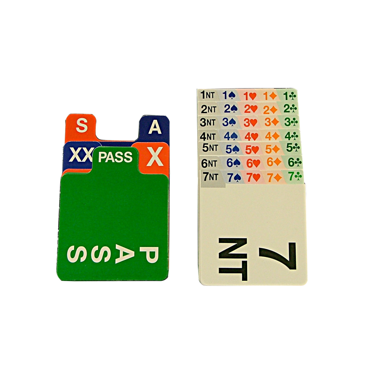 Jannersten Bidding Cards - Set of 4 PLASTIC - EBU0302P