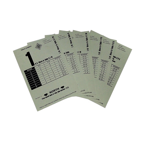 Howell Movement Cards - 6-12 Table