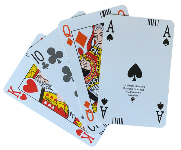 Duplimate Cards Bar-coded - Box of 100 decks