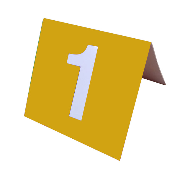 Table Numbers Laminated -  Single